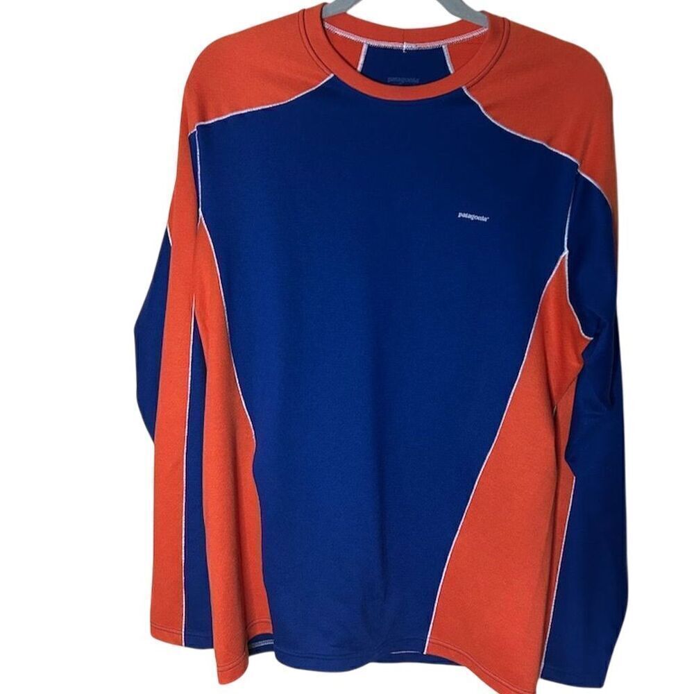Patagonia Men's Capilene 3 Midweight Pullover Blue Multicolor Size M